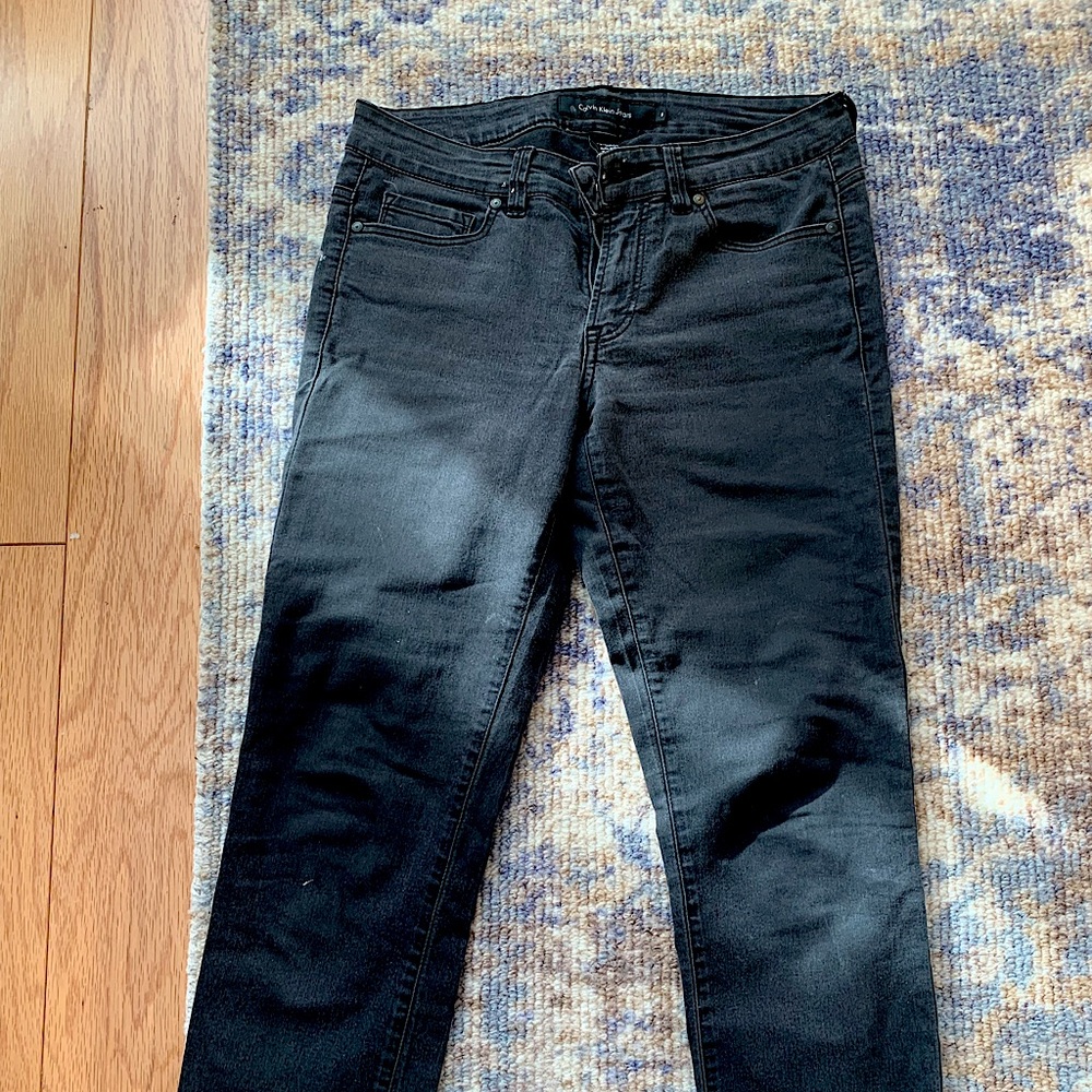 Calvin Klein Black Straight leg jeans